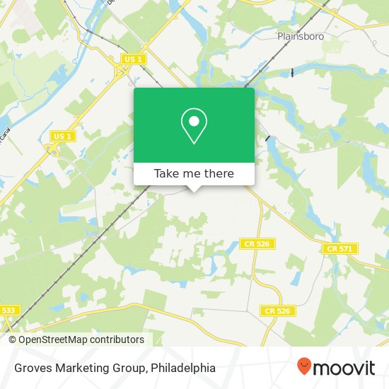 Groves Marketing Group map