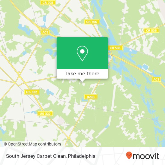 South Jersey Carpet Clean map