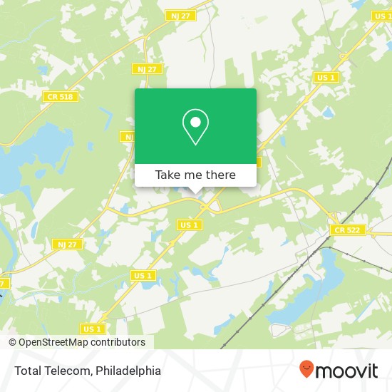 Total Telecom map