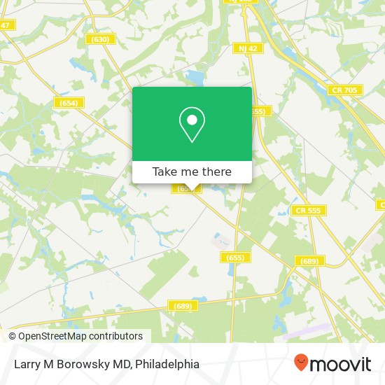 Mapa de Larry M Borowsky MD