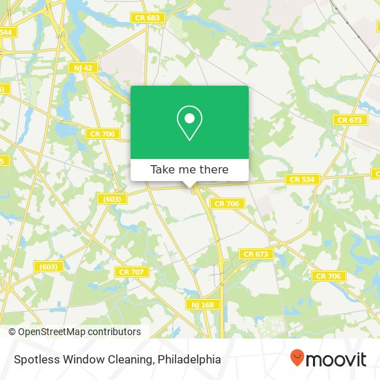 Spotless Window Cleaning map