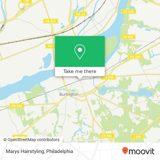 Marys Hairstyling map