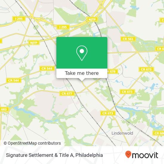 Mapa de Signature Settlement & Title A