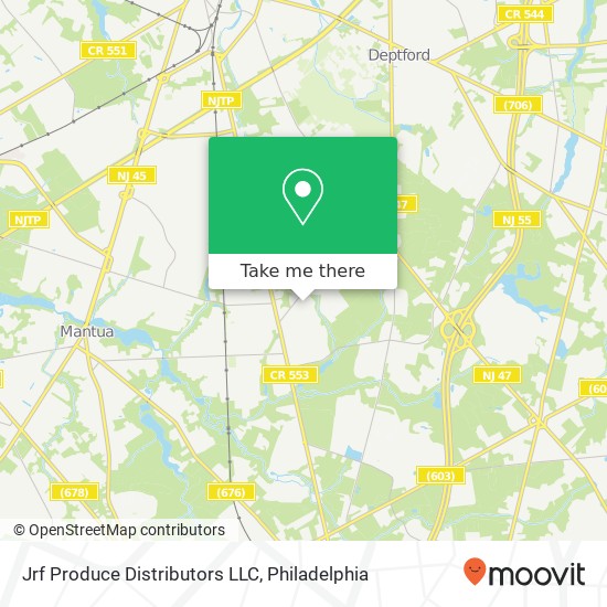 Jrf Produce Distributors LLC map