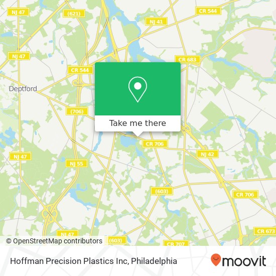 Hoffman Precision Plastics Inc map