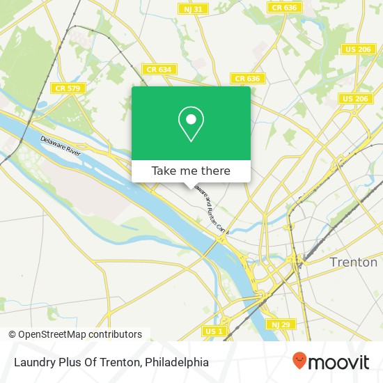 Mapa de Laundry Plus Of Trenton