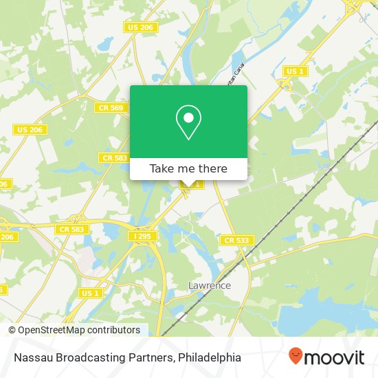 Mapa de Nassau Broadcasting Partners