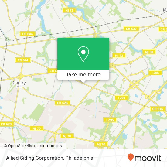 Mapa de Allied Siding Corporation