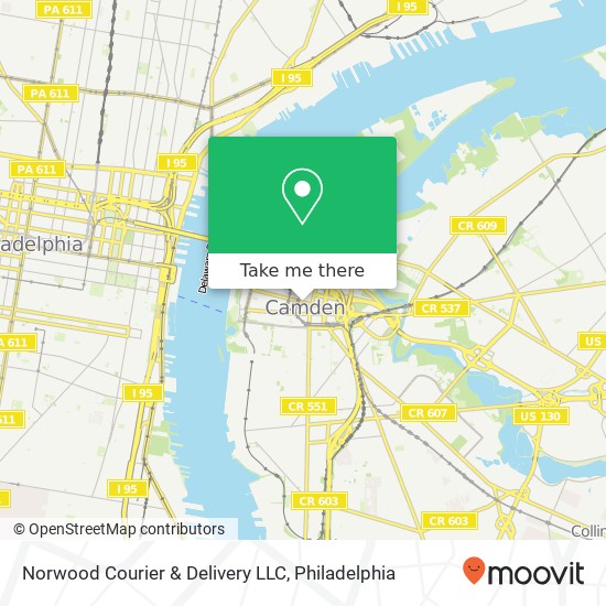 Norwood Courier & Delivery LLC map
