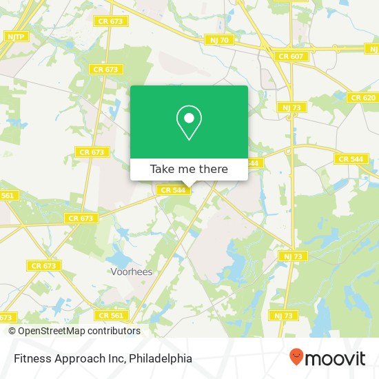Fitness Approach Inc map