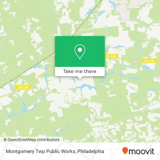 Montgomery Twp Public Works map