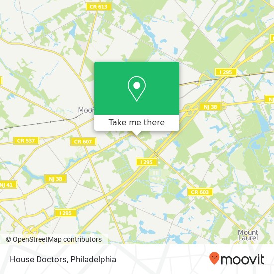 House Doctors map