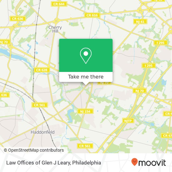 Mapa de Law Offices of Glen J Leary