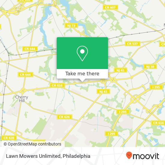 Mapa de Lawn Mowers Unlimited