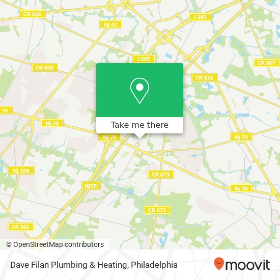 Dave Filan Plumbing & Heating map