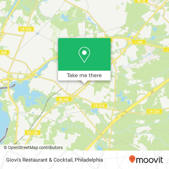 Giovi's Restaurant & Cocktail map