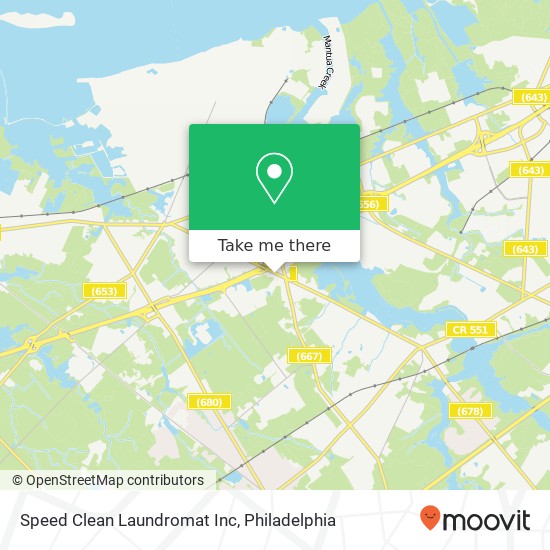 Mapa de Speed Clean Laundromat Inc
