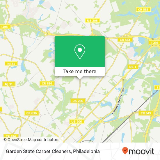 Garden State Carpet Cleaners map