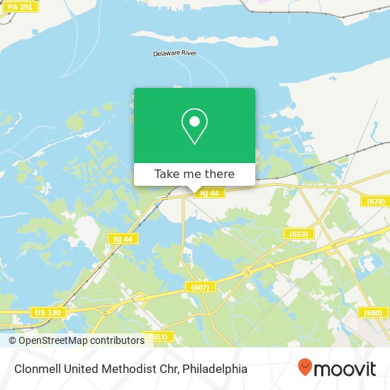 Mapa de Clonmell United Methodist Chr