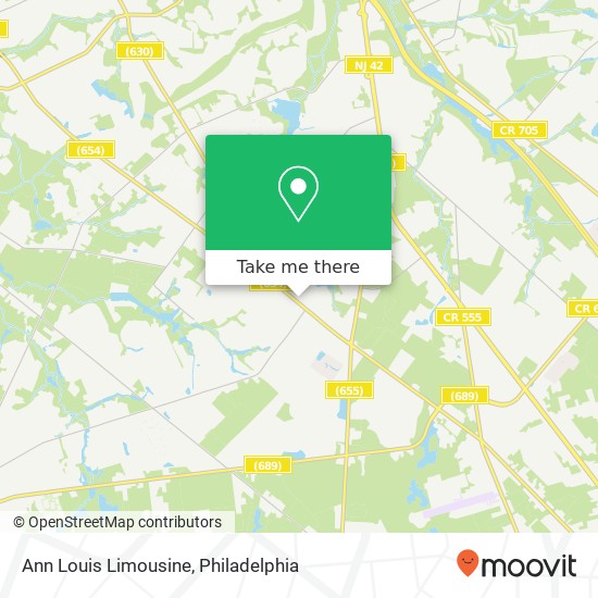 Ann Louis Limousine map