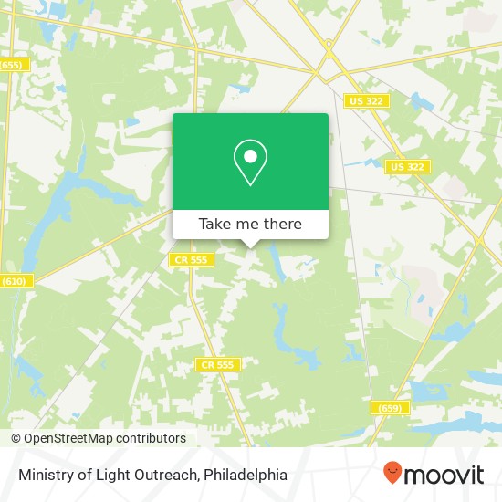Ministry of Light Outreach map