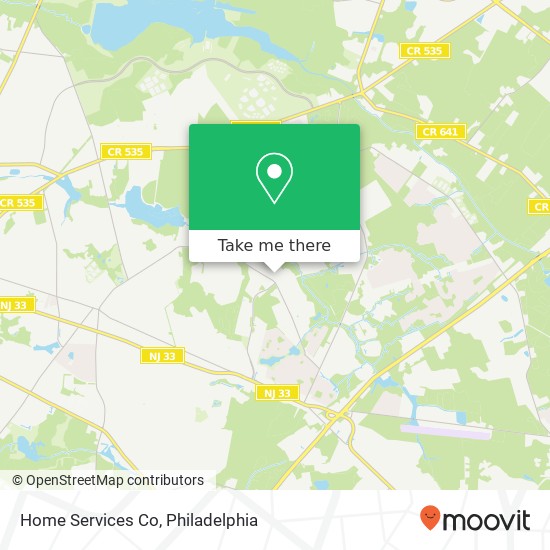 Home Services Co map