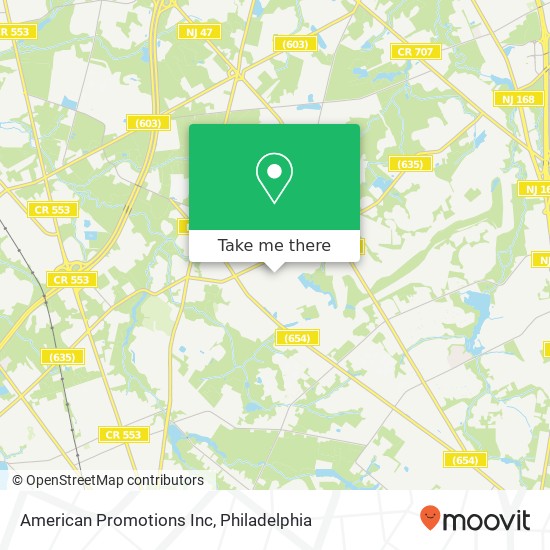 American Promotions Inc map