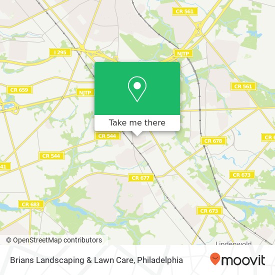 Mapa de Brians Landscaping & Lawn Care