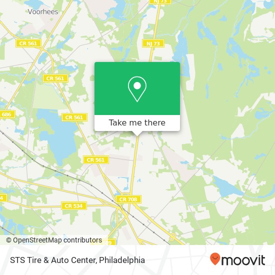 STS Tire & Auto Center map