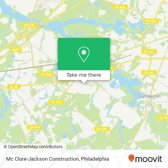 Mc Clure-Jackson Construction map