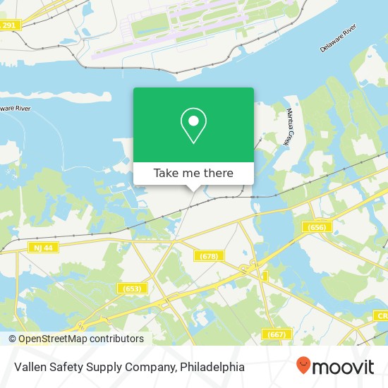 Vallen Safety Supply Company map