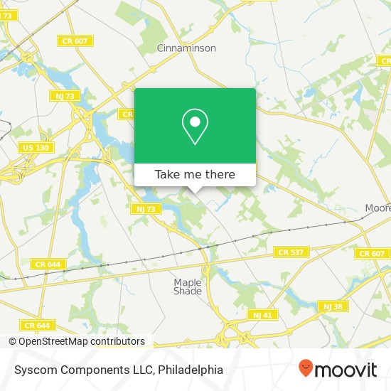 Mapa de Syscom Components LLC