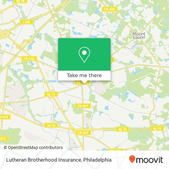 Lutheran Brotherhood Insurance map