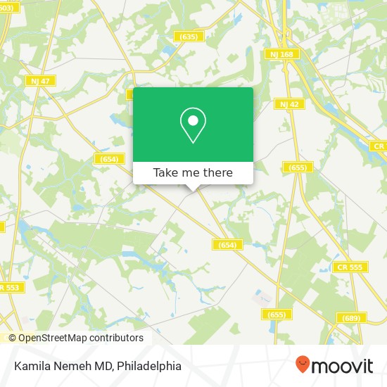 Kamila Nemeh MD map