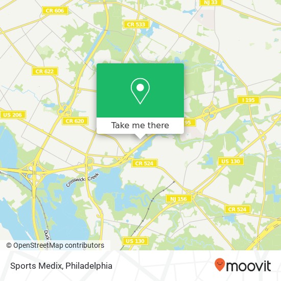 Sports Medix map