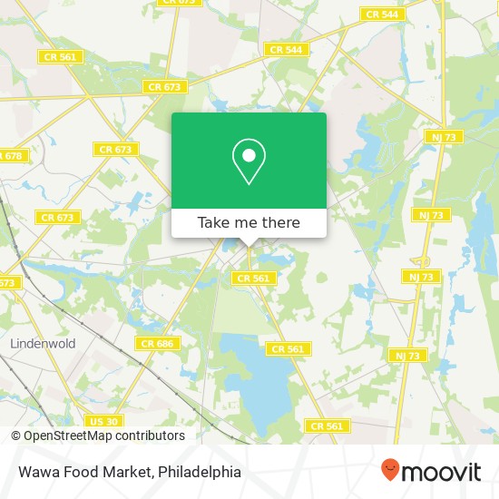 Wawa Food Market map