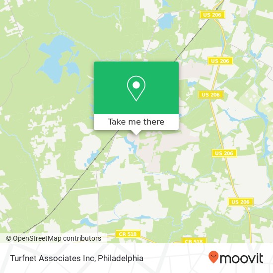 Mapa de Turfnet Associates Inc