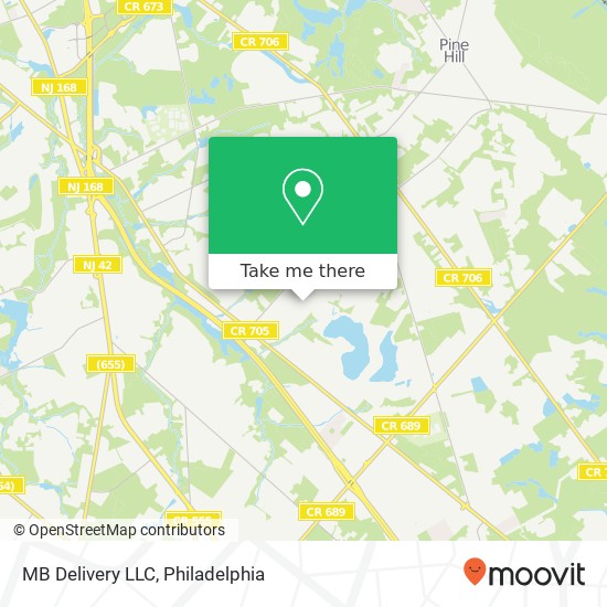 Mapa de MB Delivery LLC