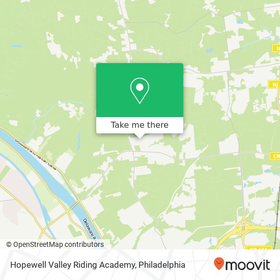 Mapa de Hopewell Valley Riding Academy