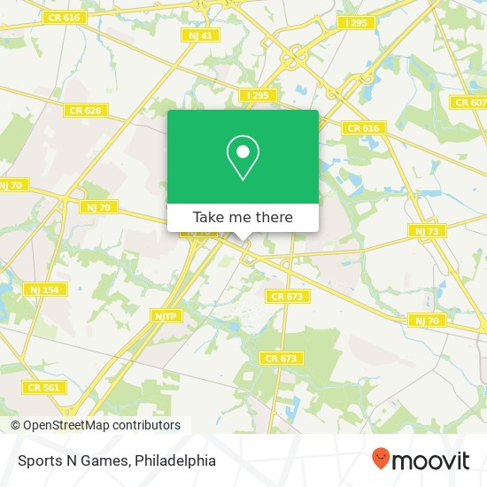 Sports N Games map