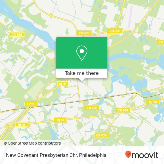 Mapa de New Covenant Presbyterian Chr