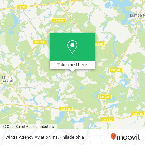Mapa de Wings Agency Aviation Ins