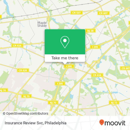 Insurance Review Svc map