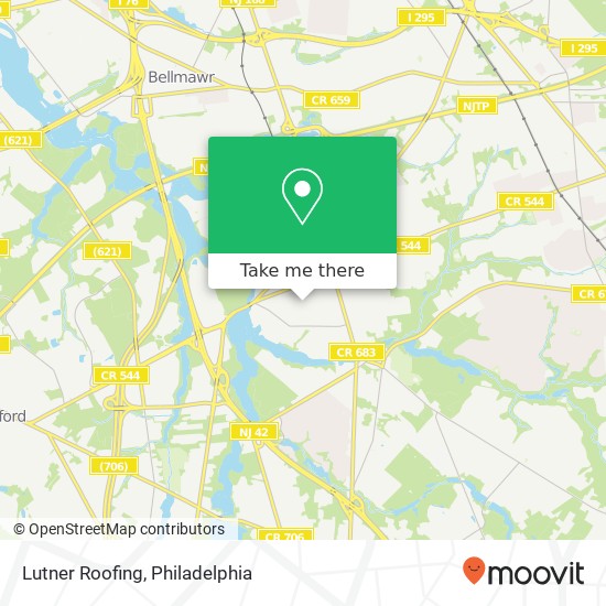 Lutner Roofing map