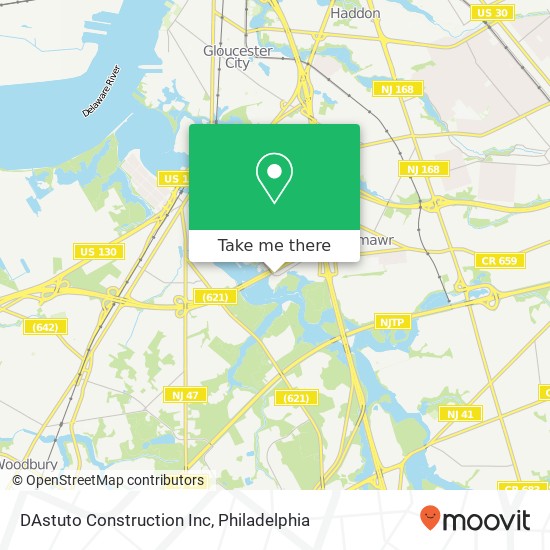 DAstuto Construction Inc map