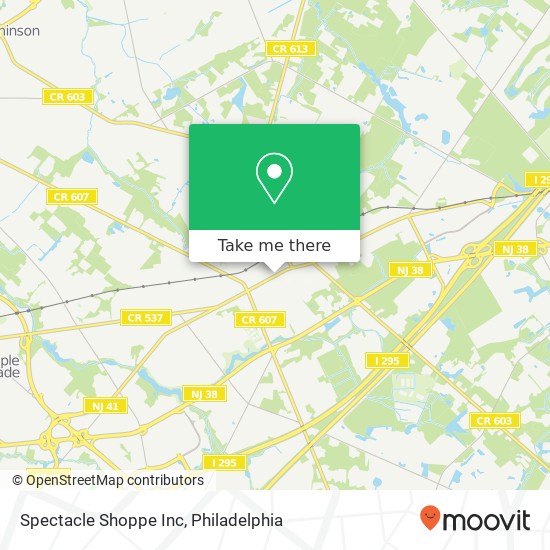 Mapa de Spectacle Shoppe Inc