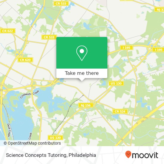Science Concepts Tutoring map