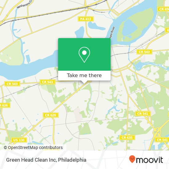 Green Head Clean Inc map