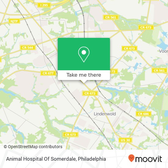 Animal Hospital Of Somerdale map