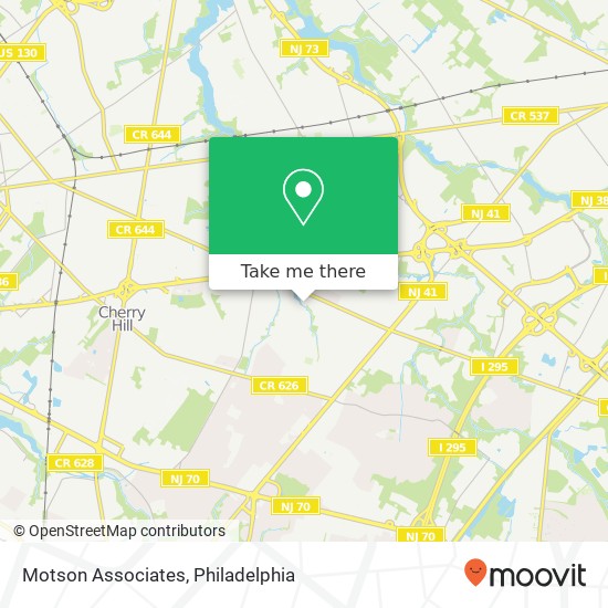 Motson Associates map